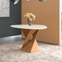 Ver imagem 6 de Conjunto Sala de Jantar Luna Kappesberg 4 Cadeiras Veludo Bege