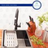 Cuba para cozinha gourmet pia aço inox com acessórios Terena 40 cm Pingoo.casa - Preto - 2