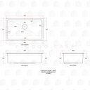 Ver imagem 6 de Cuba para Cozinha Gourmet Pia Aço Inox com Acessórios Terena 69 Cm Pingoo.casa - Preto