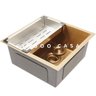 Cuba para cozinha gourmet pia aço inox com acessórios Terena 40 cm Pingoo.casa - Dourado - 2