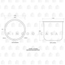 Ver mais imagens de Cuba para cozinha gourmet pia dupla aço inox com acessórios e tábua de corte e lixeira 5L