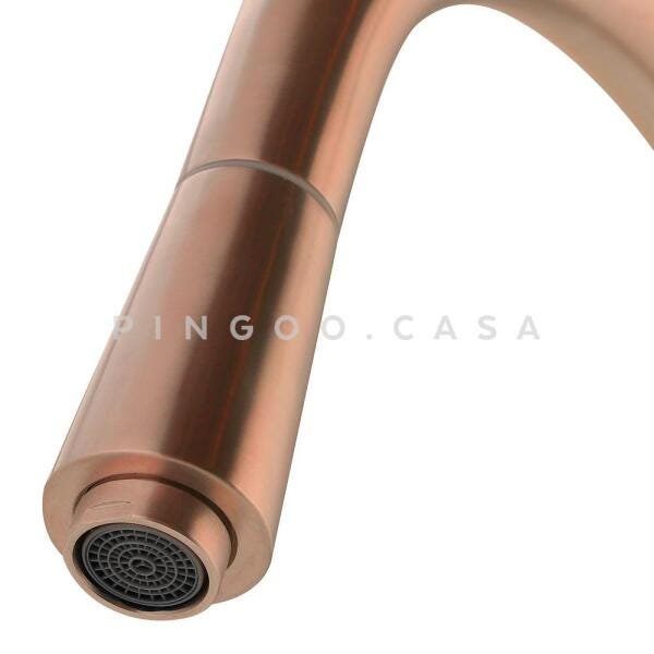 Torneira para cozinha Gourmet Misturador Monocomando Extensível em Aço inox Escovado Apurema - 3