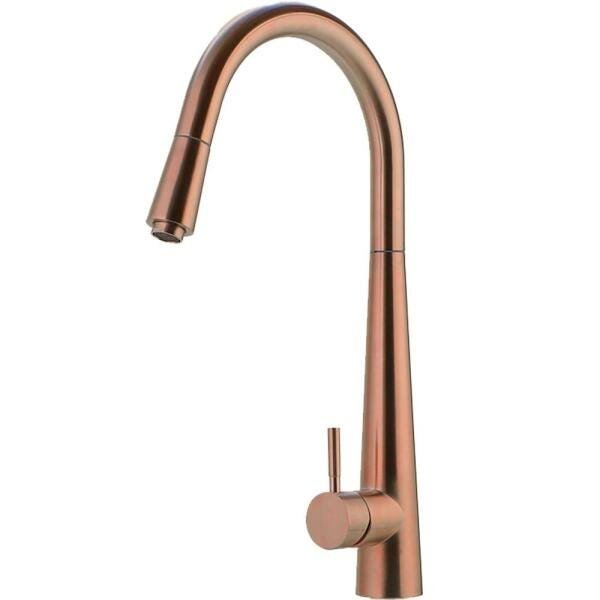 Torneira para cozinha Gourmet Misturador Monocomando Extensível em Aço inox Escovado Apurema - 1