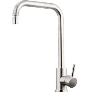 Torneira para cozinha Misturador Monocomando em Aço Inox Escovado Potengí Pingoo.casa - Prata