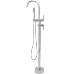 Misturador para banheira Monocomando de Piso Uraim Pingoo.casa - Cromado - 1
