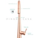 Ver imagem 4 de Torneira para cozinha Gourmet Misturador Monocomando Extensível em Aço inox Escovado Apurema