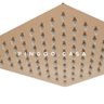Ducha Chuveiro Inox 20x20 com Braço 40cm Mundaú Pingoo.casa - Dourado Rose - 4