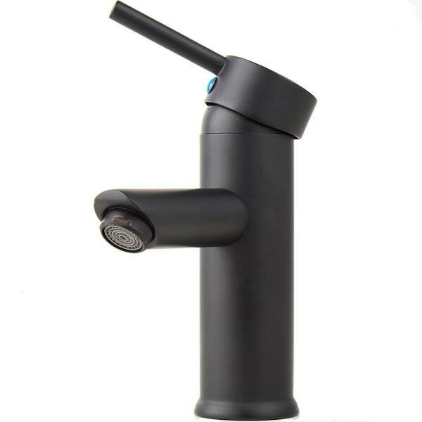 Torneira para Banheiro Cascata Misturador Monocomando Baixa xingu Pingoo.Casa - Preto - 1