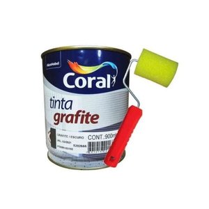 Fundo E Acabamento Tinta Grafite Escuro 900ml Coral