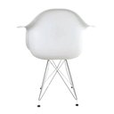 Ver imagem 4 de Cadeira para Sala de Jantar Base Cromada Arm-empório Tiffany - Branco