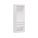 Ver imagem 2 de Closet Solteiro Andorra 2 Gavetas Branco - Pnr Móveis