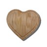 Tabua Frios Petiscos Coração Madeira Pinus Decorativa Média - 1