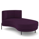 Ver imagem 1 de Sofá Chaise Longue Sala de Estar Living Lucca Direito D02 Veludo Roxo C-292 - Lyam Decor