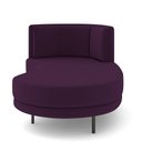 Ver imagem 4 de Sofá Chaise Longue Sala de Estar Living Lucca Direito D02 Veludo Roxo C-292 - Lyam Decor