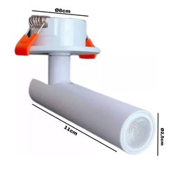 Spot Leya Embutir Branco 2w 3000k Gaya - 2