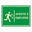 Ver imagem 1 de Placa Pvc Fotol.15x30 Aperte e Empurre - 315ap - Sinalize