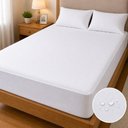 Ver imagem 3 de Capa Colchao Queen Impermeavel Protetora Master Comfort Antialergico Malha Slim Elastico Comfortavel