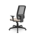 Ver imagem 3 de Cadeira Brizza Presidente Plaxmetal Tela Cinza Assento Vinil T21 Bege Base Relax Standard Aço Rodizi