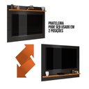 Ver mais imagens de Painel para Tv até 50 Polegadas Bahamas 136cm - Via Nossa - Preto e Cedro