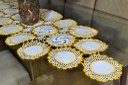 Ver imagem 1 de Caminho de Crochê Linha Cléa 1,55m - Amarelo Ouro Arte & Tear Caminho de mesa crochê