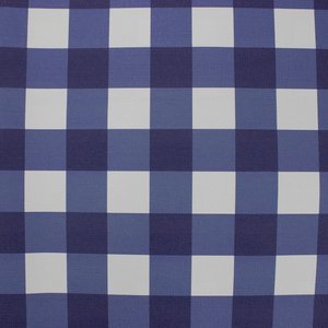 Papel de Parede Vichy Xadrez Azul Escuro Estampa Grande+ Cola Inclusa