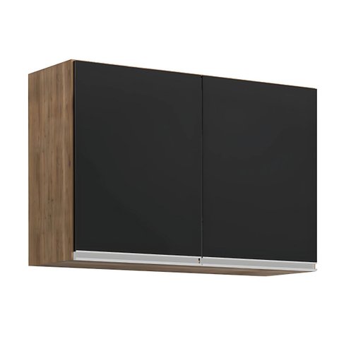Armário Aéreo 80cm Isis Freijo Preto