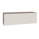 Ver imagem 3 de Módulo Planejado Ponte Queen Guarda Roupa 100% MDF 4 Portas Orion CabeCasa MadeiraOriginals Marrom