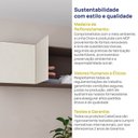 Ver mais imagens de Ponte Modular Queen 100% MDF 4 Portas Orion CabeCasa MadeiraOriginals