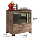Ver imagem 2 de Balcão Para Cooktop 4 Bocas Castanho Albania Brienza