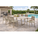 Ver imagem 1 de Conjunto Gourmet Náutica 8 Cadeiras Elegance Solare-pérola
