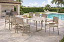 Ver imagem 1 de Conjunto Gourmet Náutica 8 Cadeiras Elegance Solare-pérola