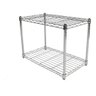Estante de Aço Cromado com 2 Prateleiras Rack Aramado 1007 - 4