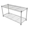 Estante de Aço Cromado com 2 Prateleiras Rack Aramado 1013 - 4