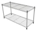 Ver imagem 4 de Estante de Aço Cromado com 2 Prateleiras Rack Aramado 1013