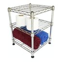 Ver imagem 2 de Estante de Aço Cromado com 3 Prateleiras Rack Aramado 1002