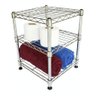 Estante de Aço Cromado com 3 Prateleiras Rack Aramado 1002 - 2
