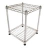 Estante de Aço Cromado com 2 Prateleiras Rack Aramado 1001 - 4