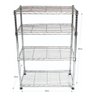 Estante de Aço Cromado com 4 Prateleiras Rack Aramado 1010 - 2