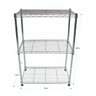 Estante de Aço Cromado com 3 Prateleiras Rack Aramado 1009 - 2