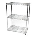 Ver imagem 4 de Estante de Aço Cromado com 3 Prateleiras Rack Aramado 1009