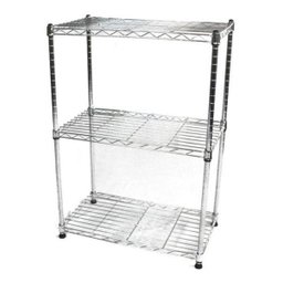Estante de Aço Cromado com 3 Prateleiras Rack Aramado 1009 - 4