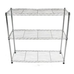 Estante de Aço Cromado com 3 Prateleiras Rack Aramado 1015 - 4
