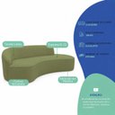 Ver imagem 7 de Sofá Luxuoso Sala de Estar Solenne 150cm Lado Direito Solenne