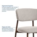 Ver mais imagens de Conjunto de Jantar com Mesa Tali 180cm e 6 Cadeiras Ema CabeCasa MadeiraOriginals Marrom/Bege
