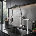 Ver imagem 2 de Kit Cuba Gourmet Cozinha 50x40 Inox 304 Prata com Torneira Parede 2 Saídas Brinovar