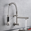 Ver imagem 3 de Kit Cuba Gourmet Cozinha 50x40 Inox 304 Prata com Torneira Parede 2 Saídas Brinovar