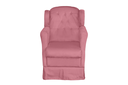 Ver imagem 3 de Puff e Poltrona Amamentação Balanço Quarto Baby Suede Rosa Barbie - Incasa Decor