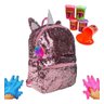 Mochila Escolar UP4YOU Petit Slime 3 Bolsos de Costas Bolsa Colorida Passeio Escola Menina Criança L - 1