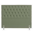 Ver mais imagens de Cabeceira Casal Queen Cama Box 160cm Cristal C16 Bouclê Verde Oliva - Mpozenato