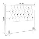 Ver imagem 4 de Cabeceira Casal Queen Cama Box 160cm Cristal C16 Bouclê Verde Oliva - Mpozenato